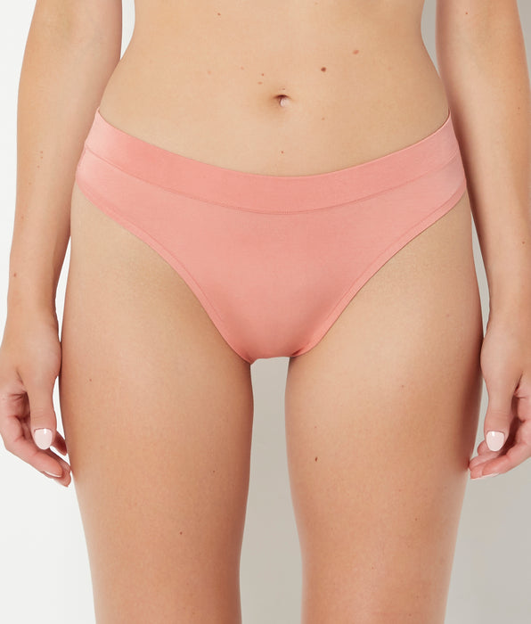 La Senza Tanga échancré doux confort sable du désert