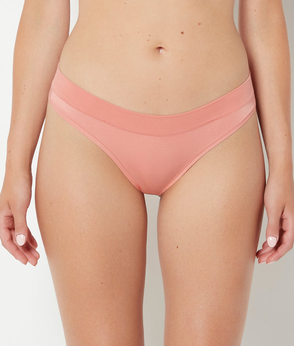 La Senza Culotte bikini échancrée doux confort sable du désert