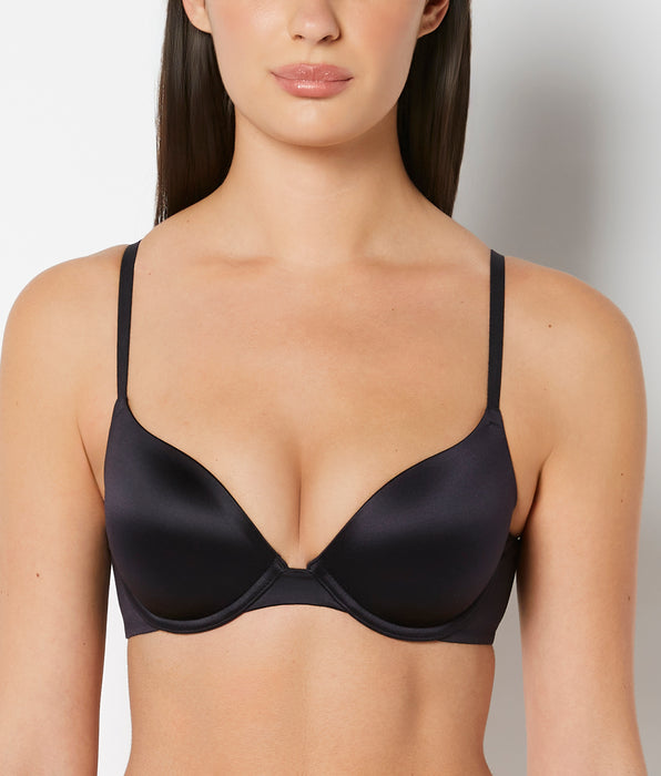 La Senza Comfort Lightly Lined Demi Bra in Tuxedo Black