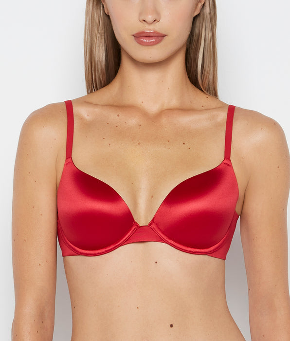 La Senza Comfort Lightly Lined Demi Bra in Crimson
