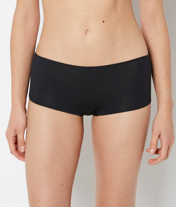 La Senza Ultrasoft Modal Boyshort Panty in Tuxedo Black