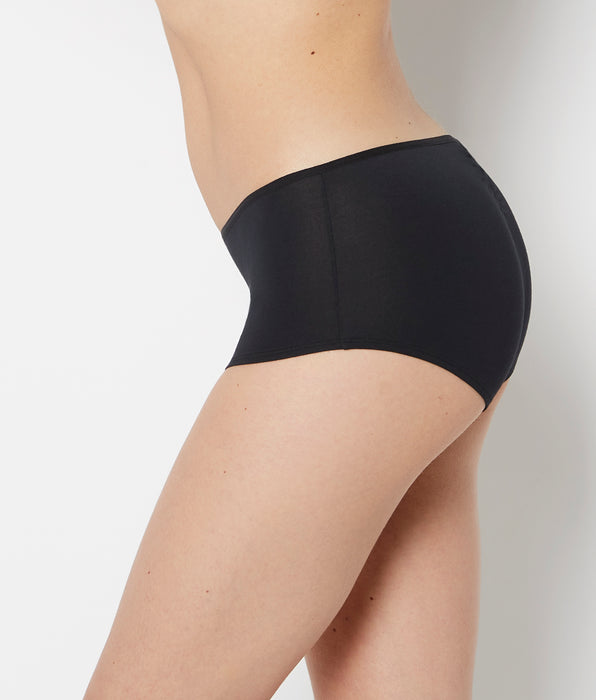 La Senza Ultrasoft Modal Boyshort Panty in Tuxedo Black