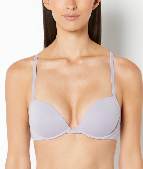 La Senza Cotton Push Up Bra in Lavender Aura