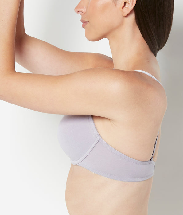 La Senza Cotton Push Up Bra in Lavender Aura