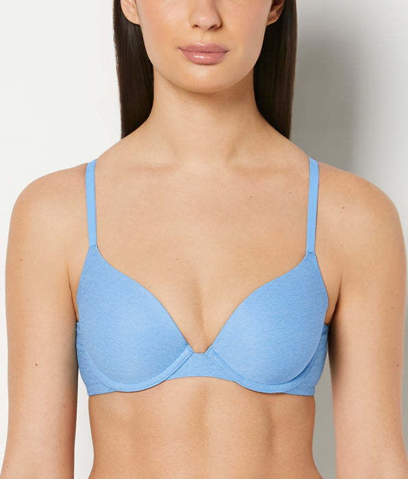 La Senza Smooth Comfort Lightly Lined Demi Bra in Azure Blue