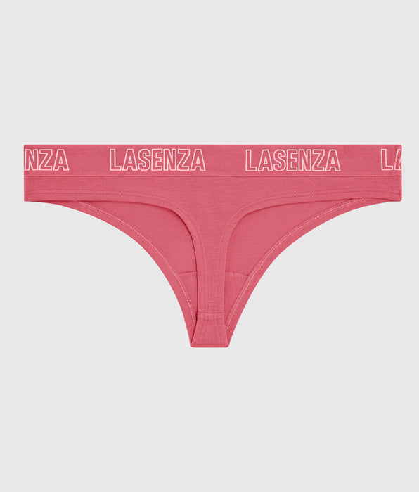 La Senza Smooth Thong Panty with Logo Band