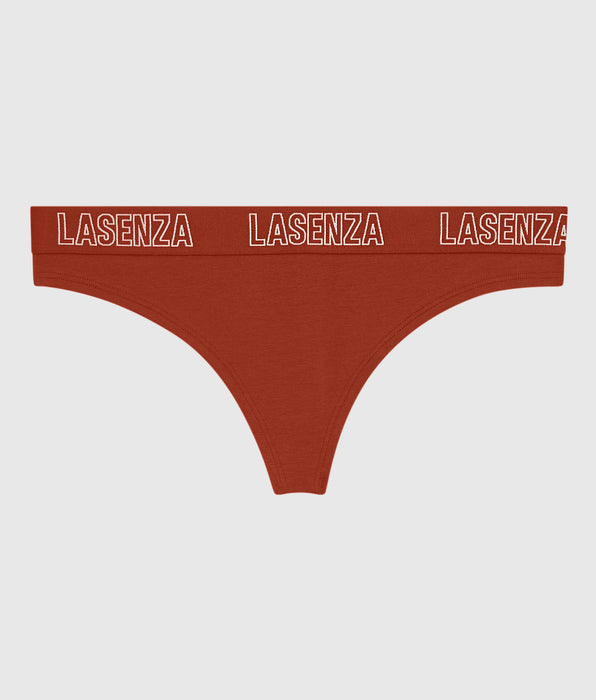 La Senza Smooth Thong Panty with Logo Band