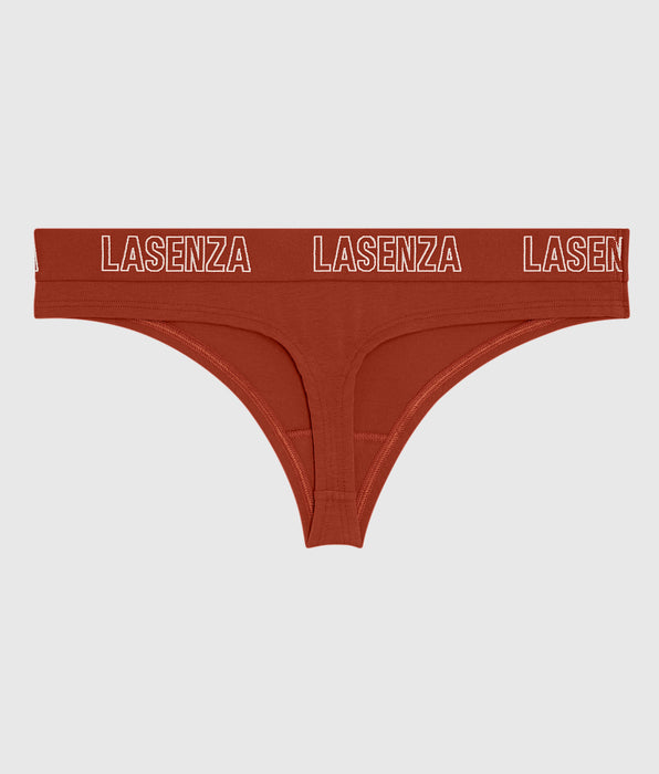 La Senza Smooth Thong Panty with Logo Band