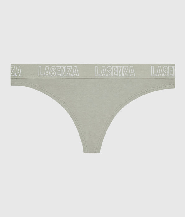 La Senza Smooth Thong Panty with Logo Band