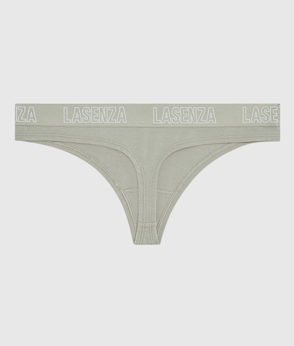 La Senza Smooth Thong Panty with Logo Band