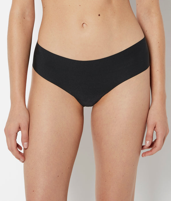 La Senza No Show Invisible Cheeky Panty in Tuxedo Black