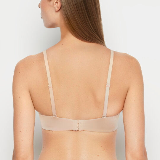 Strapless Lightly Lined Bra in Rosetan | La Senza Strapless Lightly Lined Bra in Rosetan | La Senza