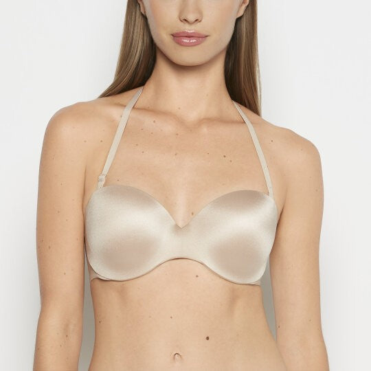 La Senza Strapless Lightly Lined Bra in Rosetan