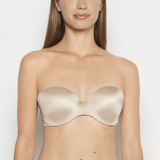 La Senza Strapless Lightly Lined Bra in Rosetan