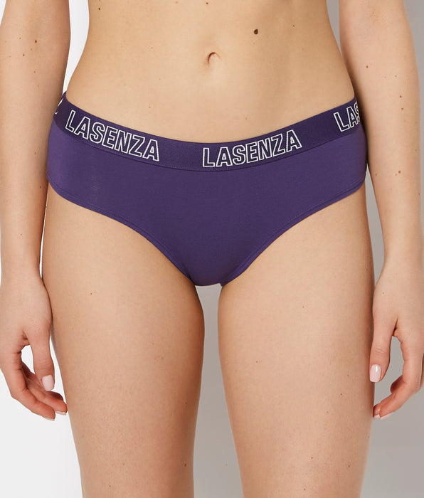 La Senza Culotte hipster avec logo couleur mûre