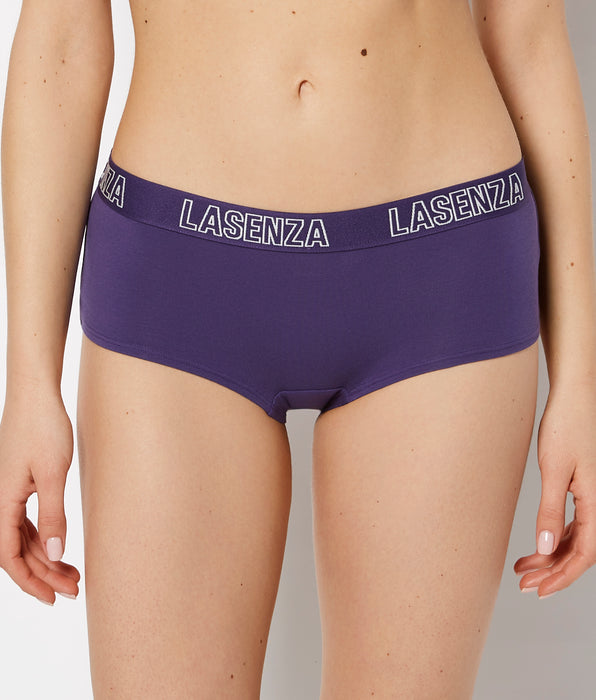 La Senza Culotte shorty avec logo couleur mûre
