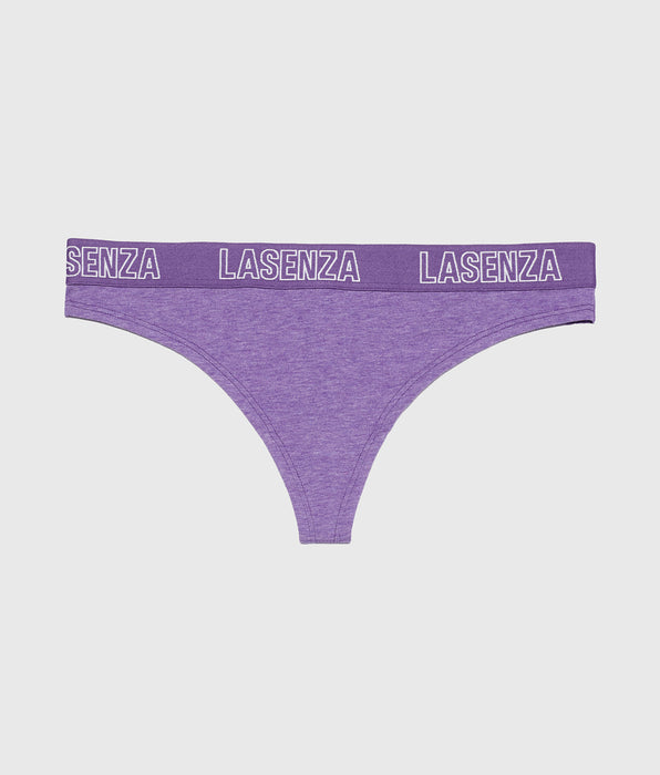 La Senza Thong Panty in Purple Opulence Heather