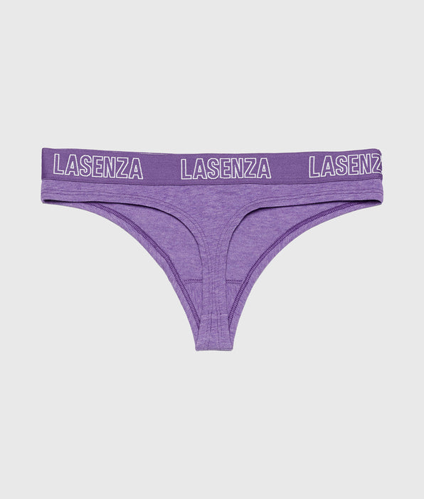 La Senza Thong Panty in Purple Opulence Heather