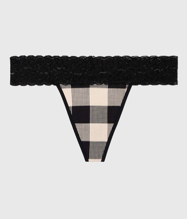 La Senza Thong Panty with Lace Trim