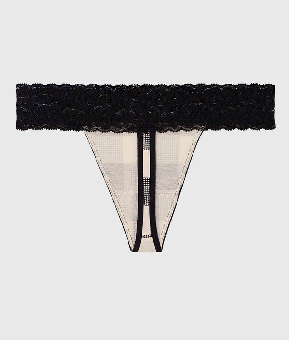 La Senza Thong Panty with Lace Trim