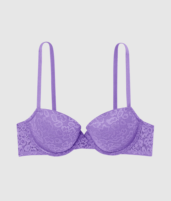 La Senza Lightly Lined Demi Bra with Allover Lace