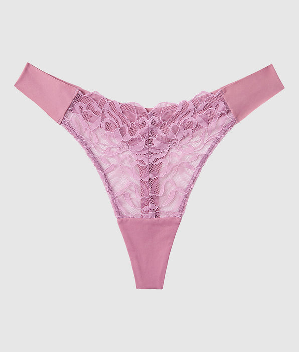 La Senza Lace High Leg Thong Panty