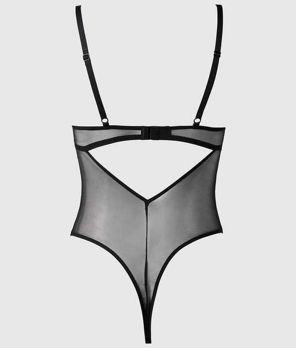 La Senza Push Up Lace Bodysuit with Mesh Back