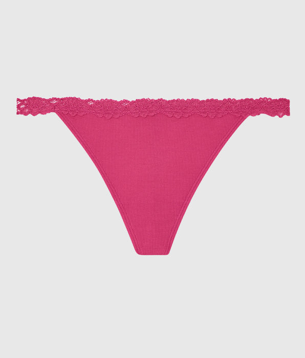 La Senza G-String Panty in Raspberry Rose