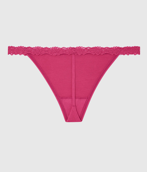 La Senza G-String Panty in Raspberry Rose