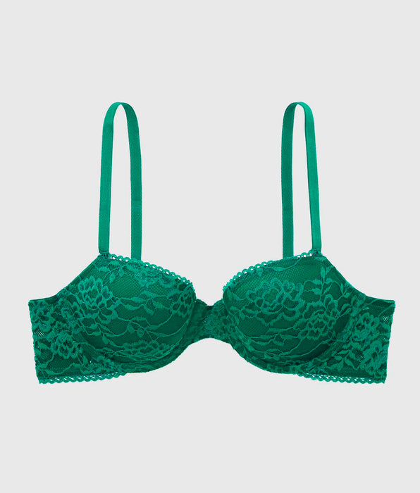 La Senza Lightly Lined Demi Bra with Allover Lace