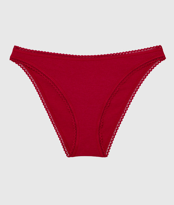 La Senza Bikini Panty with Picot Trim