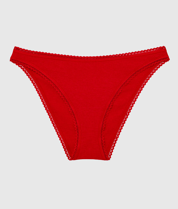 La Senza Bikini Panty with Picot Trim