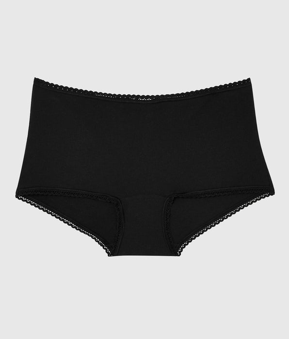 La Senza Boyshort Panty in Smoulder Black