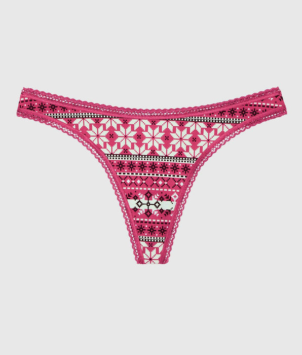 La Senza Remix Cotton Thong Panty