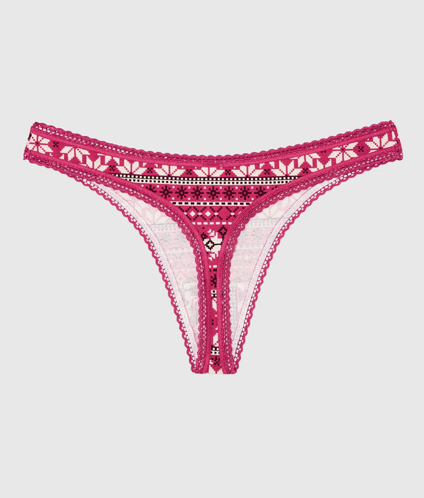 La Senza Remix Cotton Thong Panty