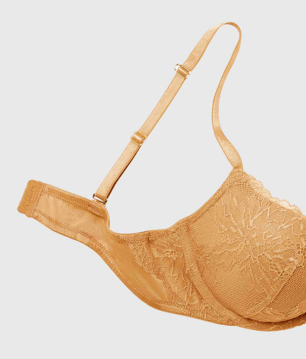 La Senza Push Up Bra with Lace Overlay