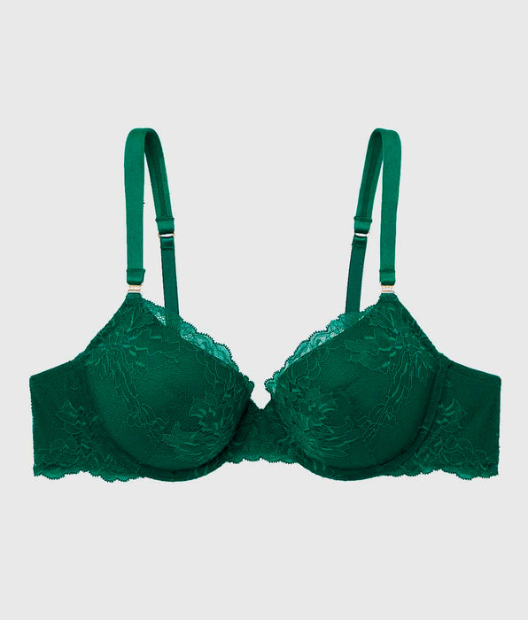 La Senza Lightly Lined Full Coverage Bra with Allover Lace