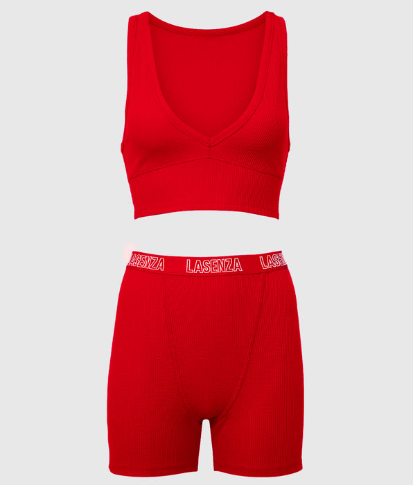 La Senza Waffle Crop Tank
