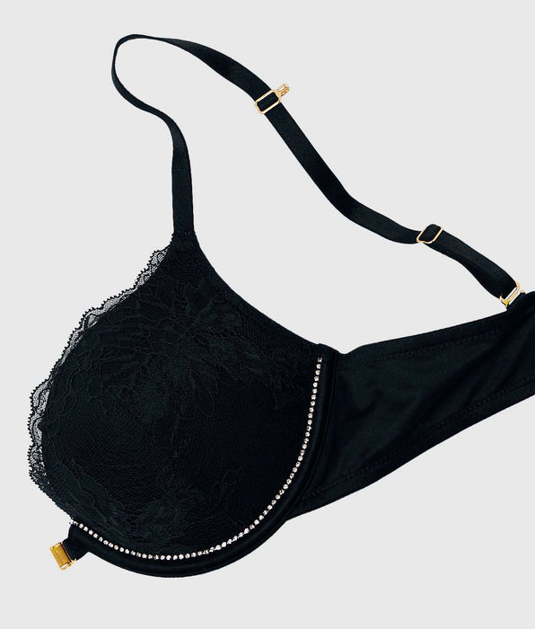 La Senza Up 2 Cup Push Up Bra with Allover Lace