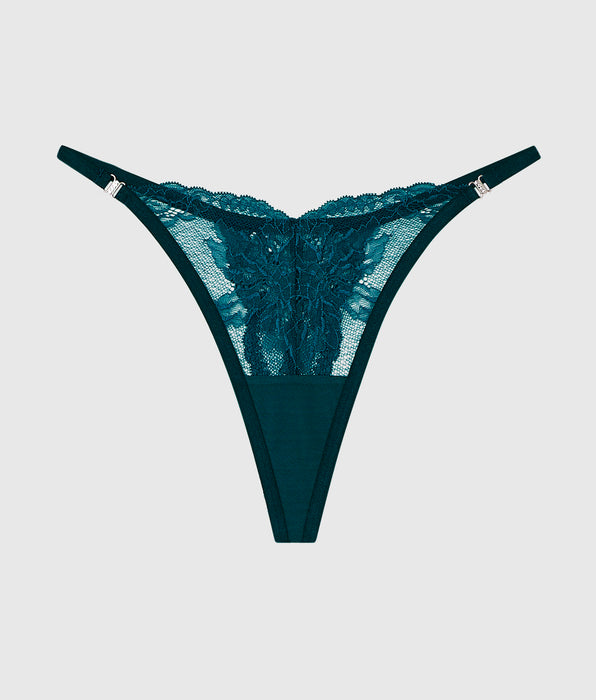 La Senza Lace High Leg Thong Panty