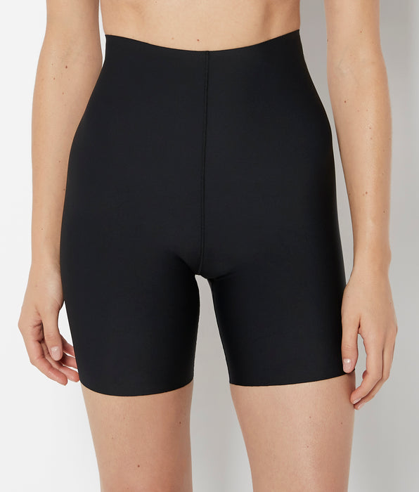 La Senza High Waist Smoothing Short in Tuxedo Black