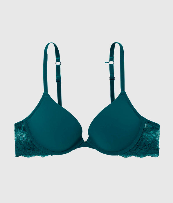 La Senza Smooth Push Up Plunge Bra with Lace Wing