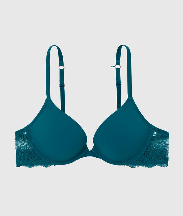 La Senza Smooth Push Up Plunge Bra with Lace Wing
