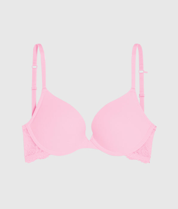 La Senza Smooth Push Up Plunge Bra with Lace Wing