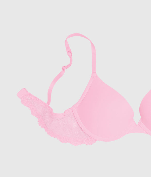 La Senza Smooth Push Up Plunge Bra with Lace Wing