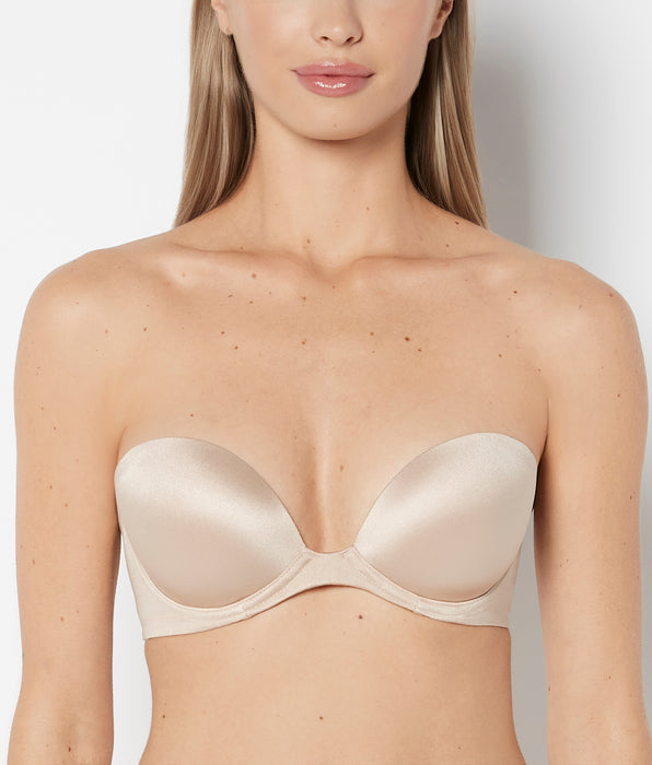 La Senza Strapless Push Up Bra in Rosetan