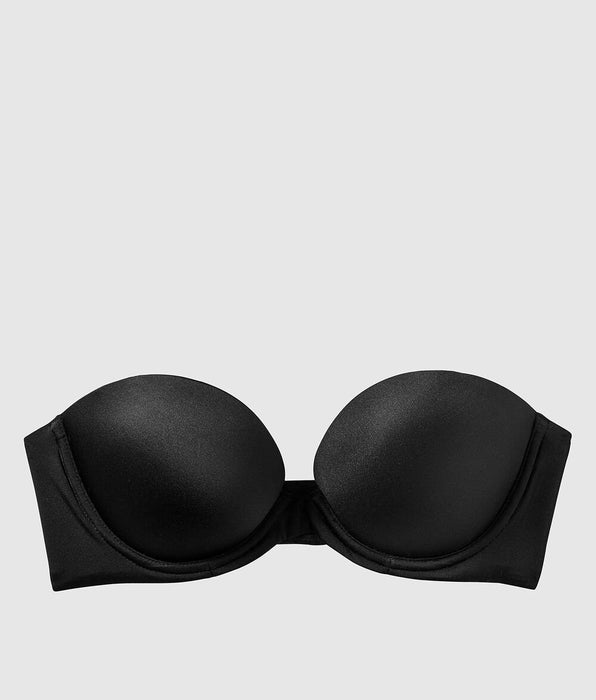 La Senza Strapless Push Up Bra in Tuxedo Black