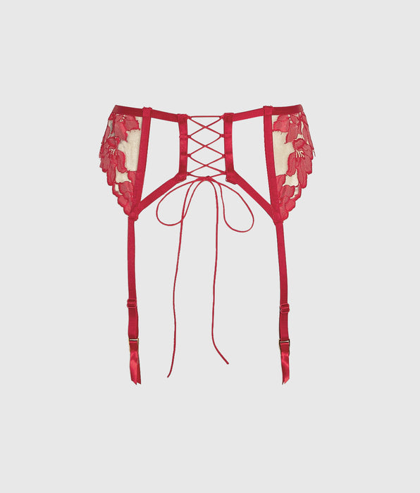 La Senza Lace Up Garter Panty