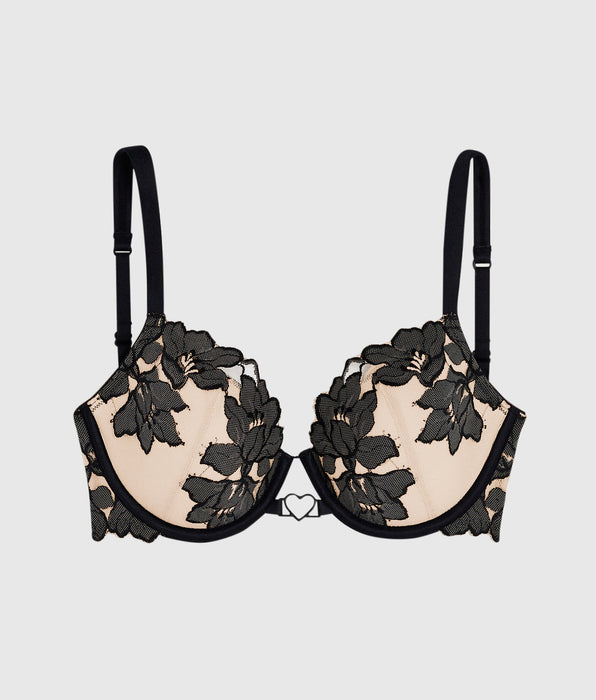 La Senza Soutien-gorge couvrant légèrement doublé avec incrustation en dentelle