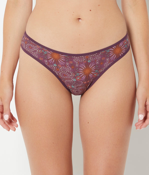 La Senza Cotton Thong Panty in Spooky Snakes